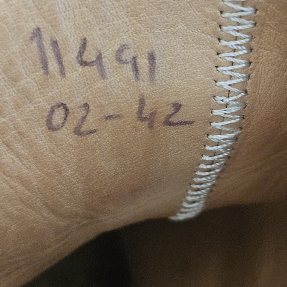 Mens leather boots- brown with side zip closure N.D.C made by hand. - Picture 10 of 15